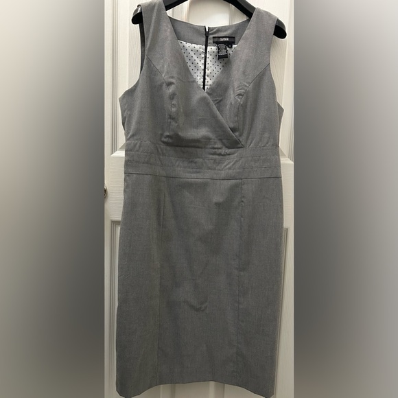 Grey sheath dress tag says 14 but check measurements - Picture 2 of 7